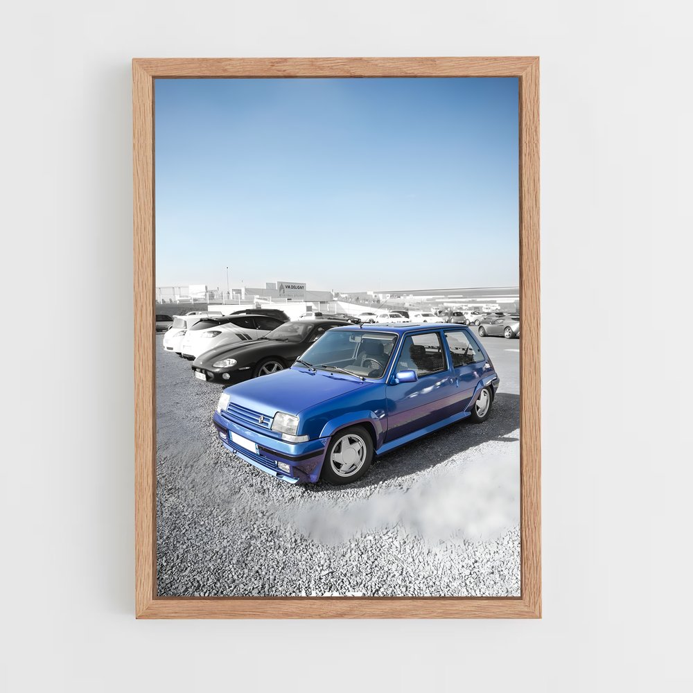 Poster Turbo Blue Dream – affiche Renault (vue 4)